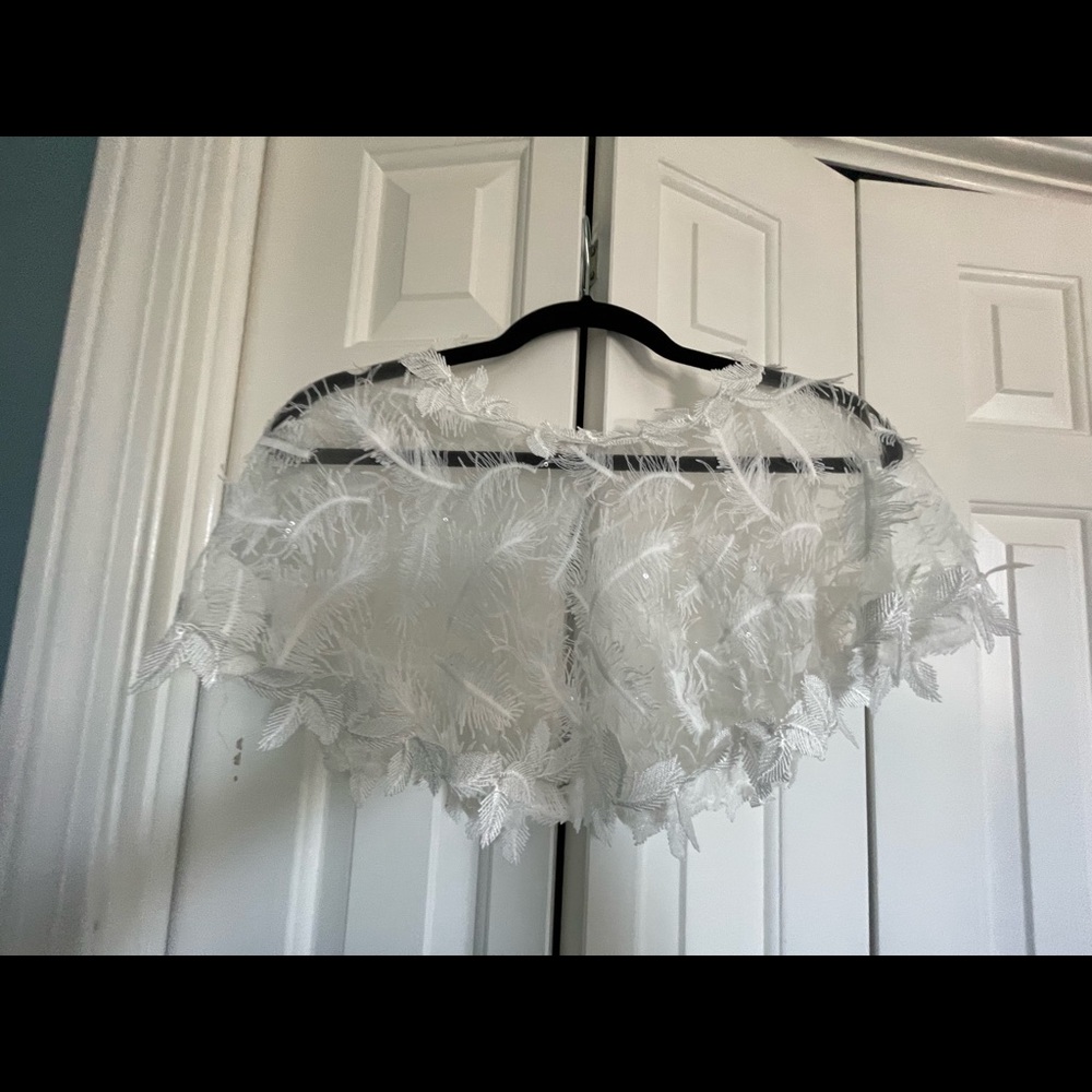 Wedding gown or evening gown Shawl